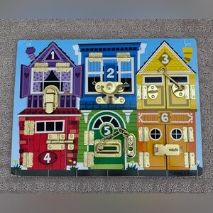 Melissa & Doug Wooden Latches Board